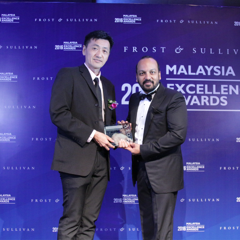 Frost & Sullivan Malaysia Excellence Award 2016